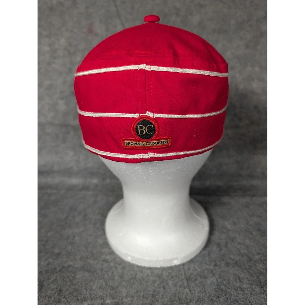 Kids Red St‎ Louis Cardinals Baseball Cap with White Stripes Brown & Crouppen